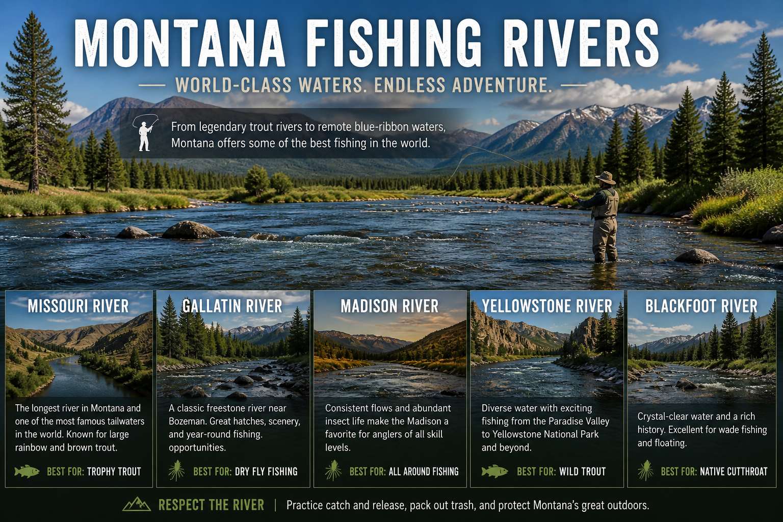 Montana fishing rivers scenic guide image